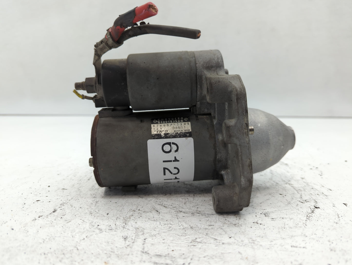 2011-2014 Chrysler 200 Car Starter Motor Solenoid OEM P/N:428000-7200 04801839AB Fits Fits 2011 2012 2013 2014 OEM Used Auto