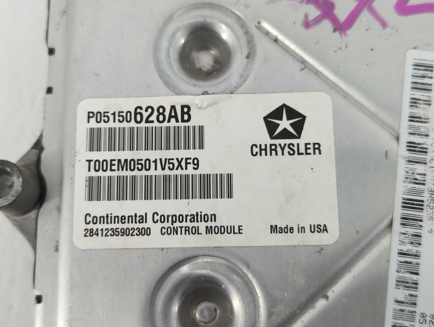 2011 Chrysler 200 PCM Engine Control Computer ECU ECM PCU OEM P/N:417360 Fits OEM Used Auto Parts - Oemusedautoparts1.com