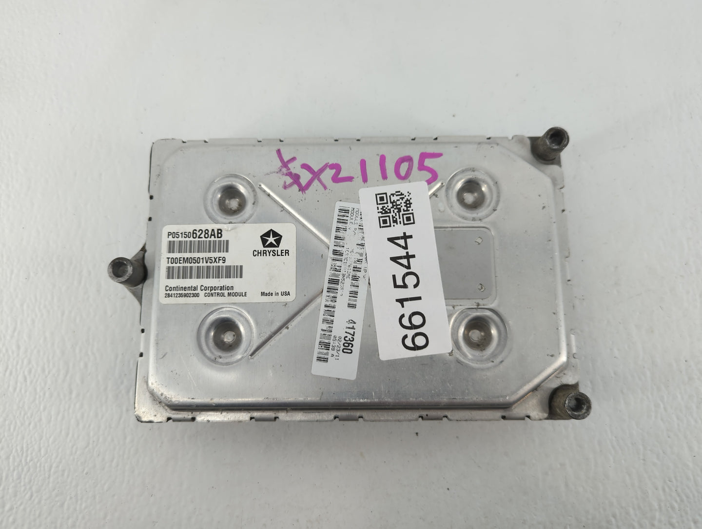 2011 Chrysler 200 PCM Engine Control Computer ECU ECM PCU OEM P/N:417360 Fits OEM Used Auto Parts - Oemusedautoparts1.com