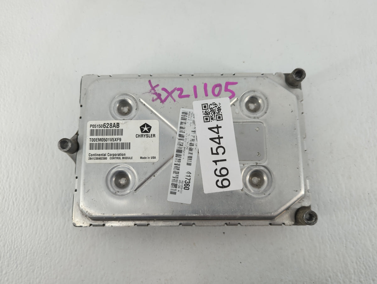 2011 Chrysler 200 PCM Engine Control Computer ECU ECM PCU OEM P/N:417360 OEM Used Auto Parts - Oemusedautoparts1.com