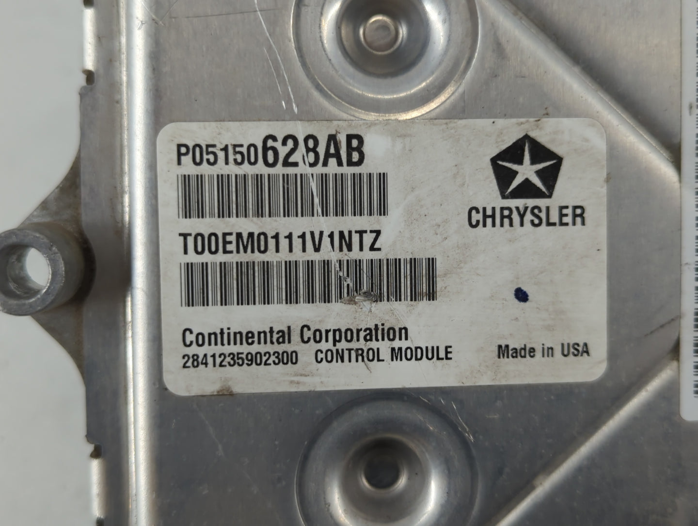 2011 Chrysler 200 PCM Engine Control Computer ECU ECM PCU OEM P/N:P68057013AD P05150628AB Fits OEM Used Auto Parts - Oemused