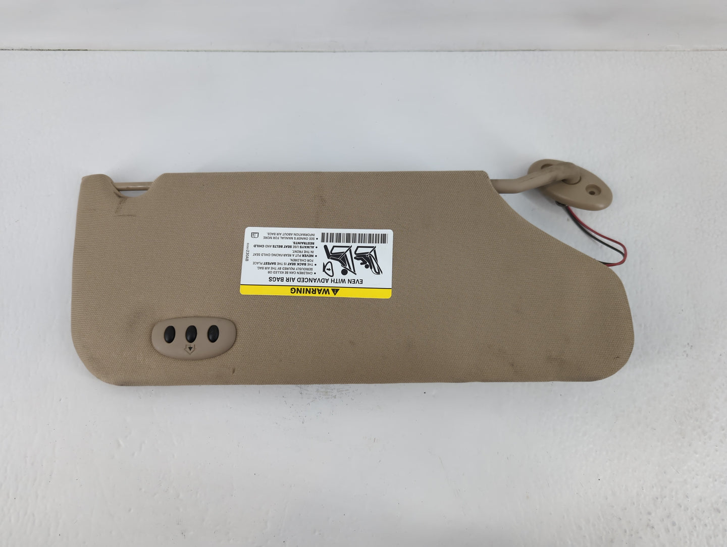 2011-2014 Chrysler 200 Sun Visor Shade Replacement Driver Left Mirror Fits Fits 2011 2012 2013 2014 OEM Used Auto Parts - Oe