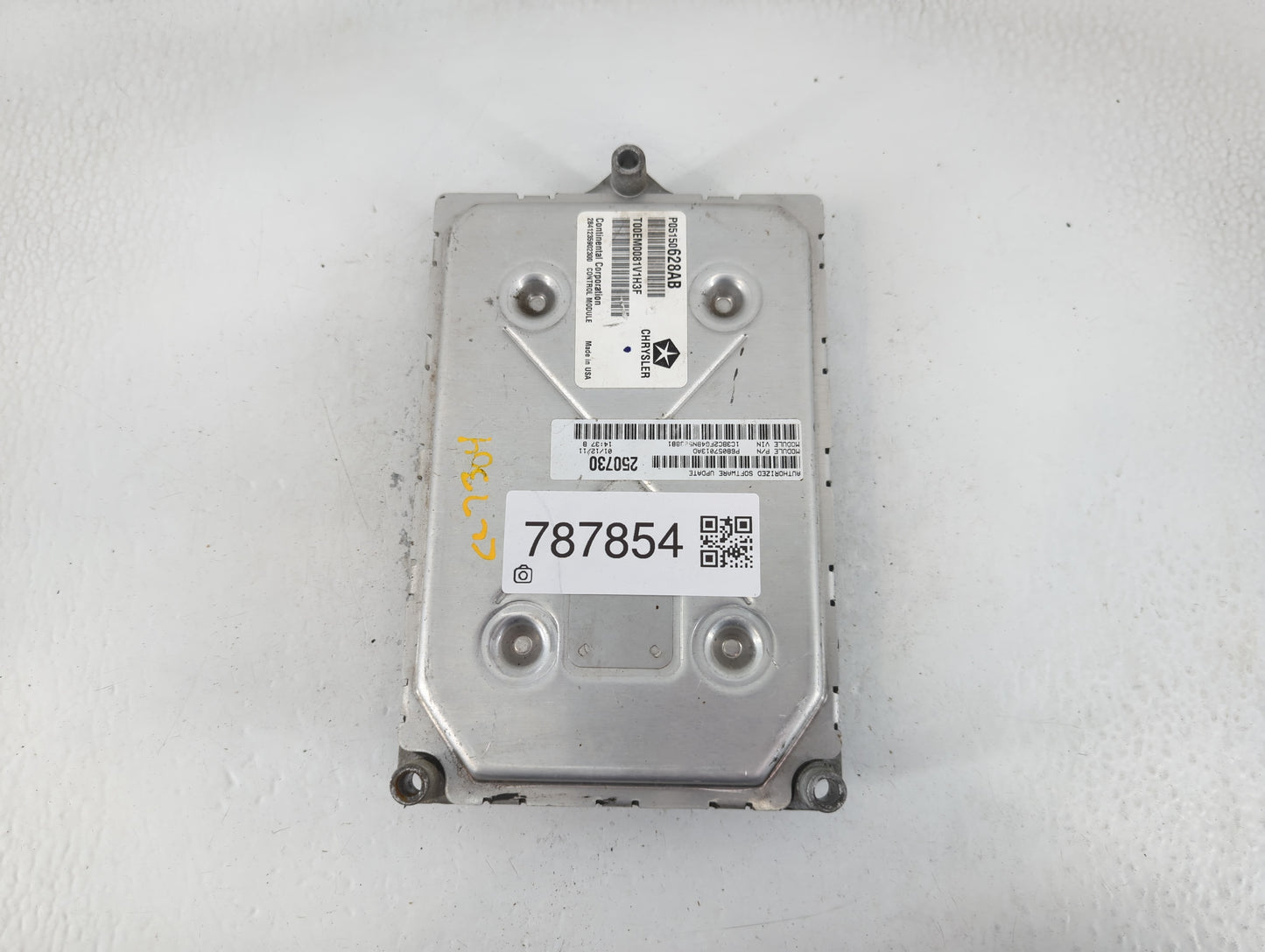 2011 Chrysler 200 PCM Engine Control Computer ECU ECM PCU OEM P/N:P05150628AB Fits OEM Used Auto Parts - Oemusedautoparts1.c