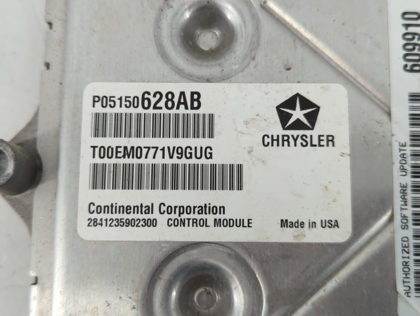 2011 Chrysler 200 PCM Engine Control Computer ECU ECM PCU OEM P/N:P68057014AF P05150628AB Fits OEM Used Auto Parts - Oemused