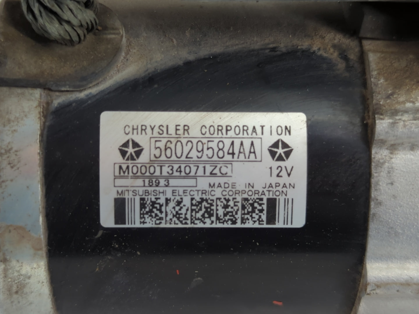 2011-2014 Chrysler 200 Car Starter Motor Solenoid OEM P/N:56029584AA Fits Fits 2011 2012 2013 2014 OEM Used Auto Parts - Oem