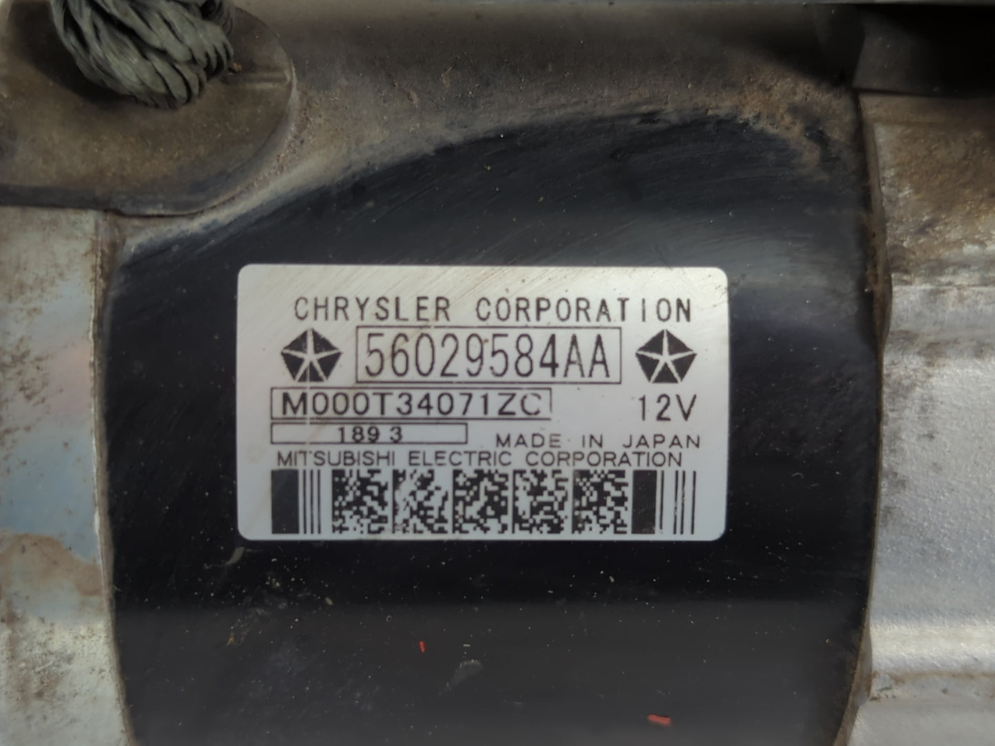 2011-2014 Chrysler 200 Car Starter Motor Solenoid OEM P/N:56029584AA Fits Fits 2011 2012 2013 2014 OEM Used Auto Parts - Oem