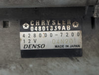 2011-2014 Chrysler 200 Car Starter Motor Solenoid OEM P/N:428000-7200 0481839AB Fits Fits 2011 2012 2013 2014 OEM Used Auto 