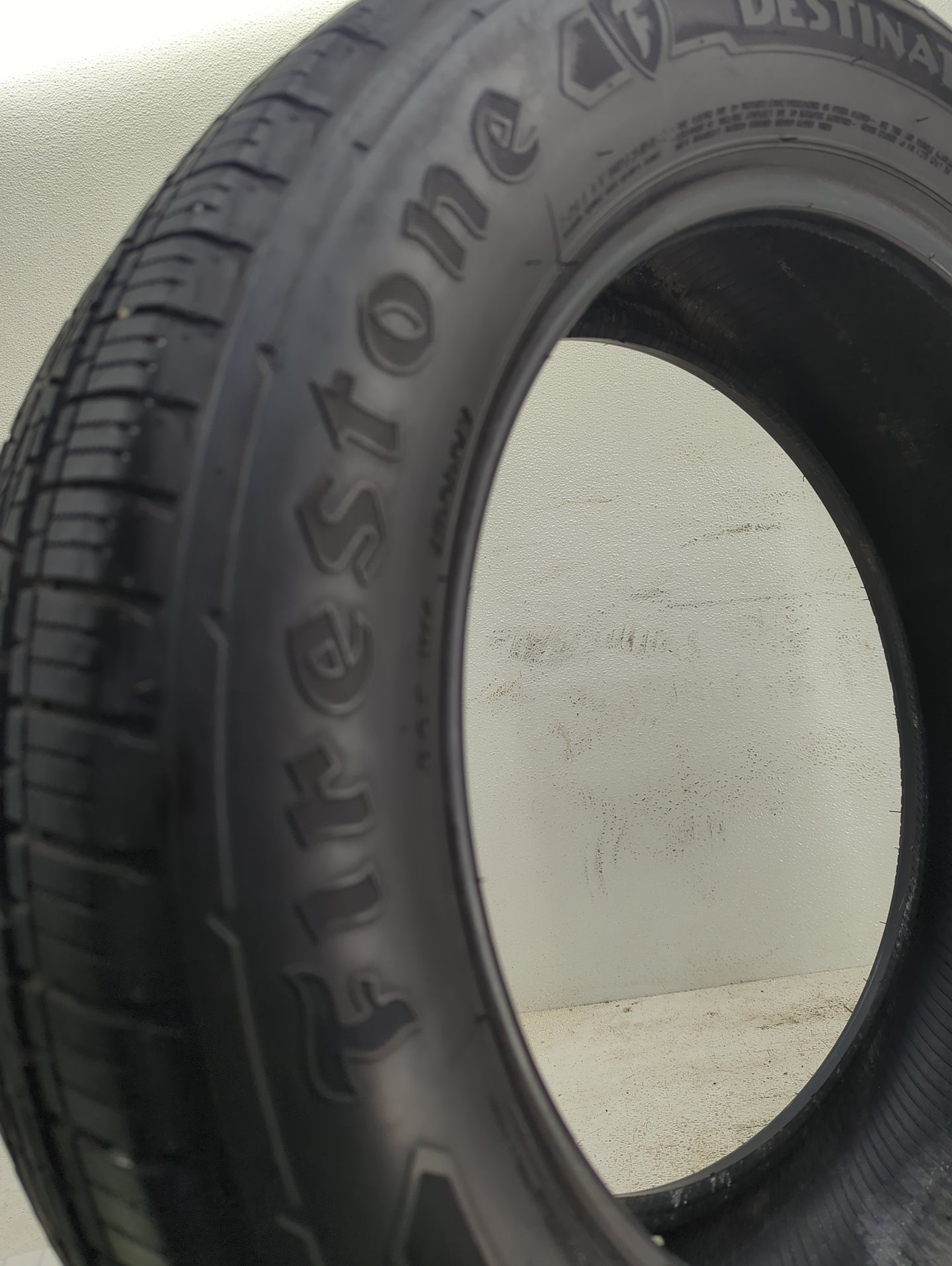 Used Tire 225/60R18 FIRESTONE DESTINATION LE3 100H - Tread Depth 8/32 - Oemusedautoparts1.com