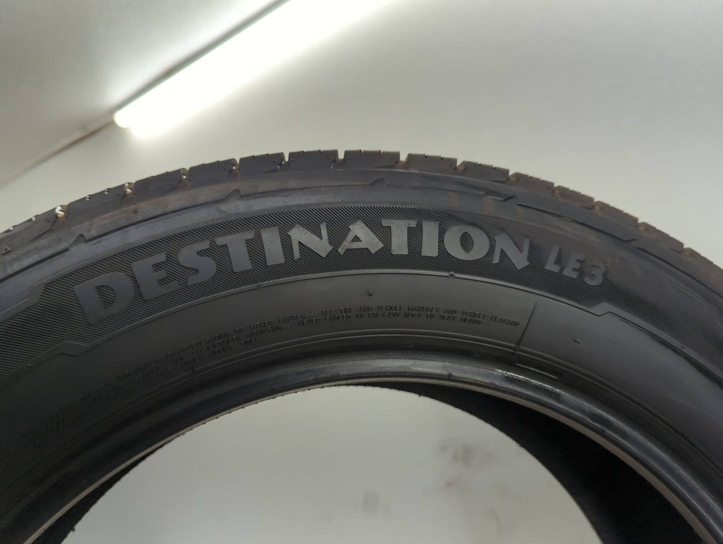 Used Tire 225/60R18 FIRESTONE DESTINATION LE3 100H - Tread Depth 8/32 - Oemusedautoparts1.com
