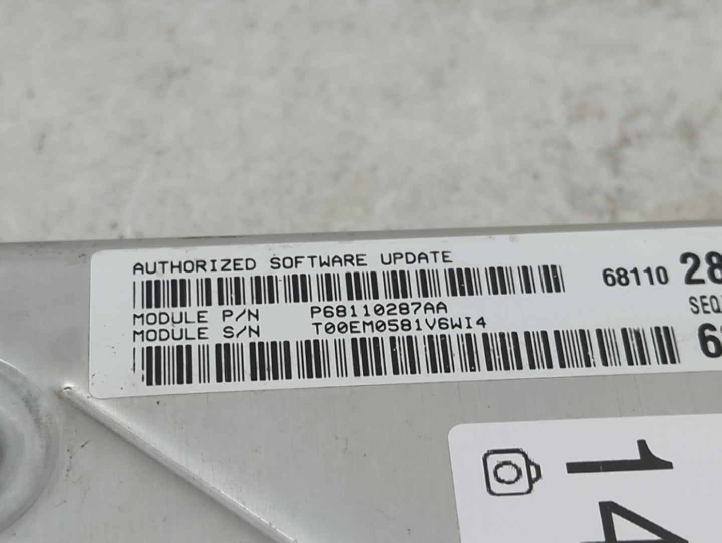 2011 Chrysler 300 PCM Engine Control Computer ECU ECM PCU OEM P/N:P05150545AE P68110287AA Fits OEM Used Auto Parts - Oemused