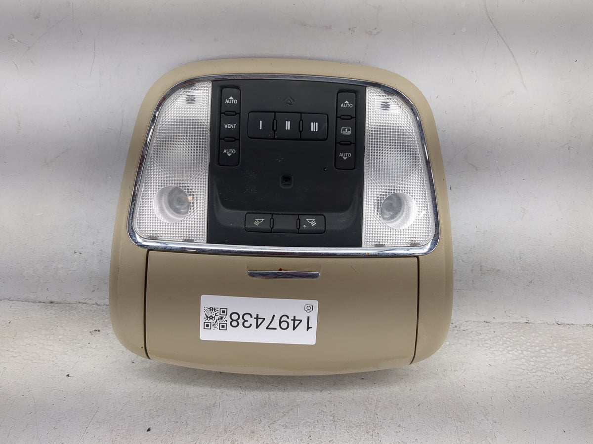 2011-2012 Chrysler 300 Overhead Roof Console Tan - Oemusedautoparts1.com