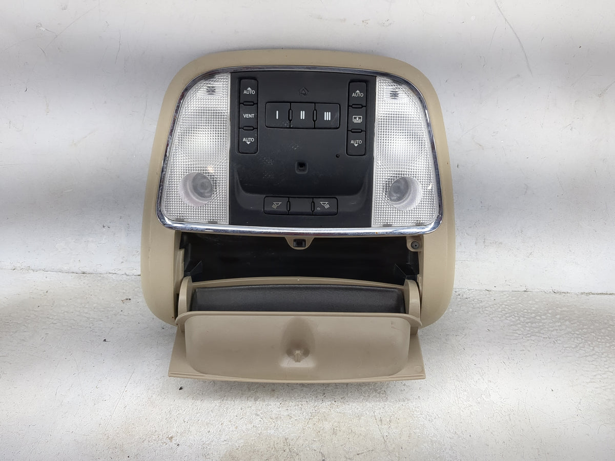 2011-2012 Chrysler 300 Overhead Roof Console Tan - Oemusedautoparts1.com
