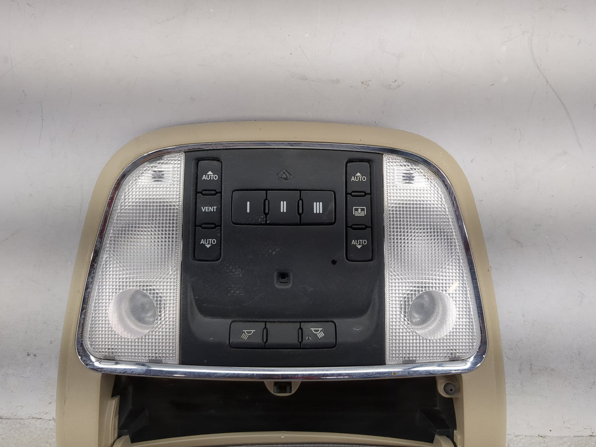 2011-2012 Chrysler 300 Overhead Roof Console Tan - Oemusedautoparts1.com