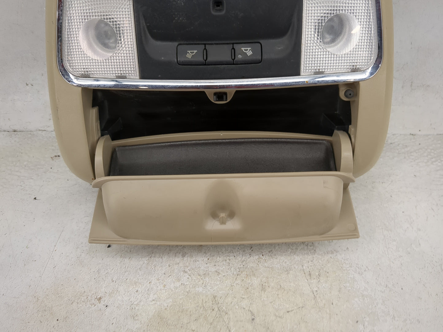 2011-2012 Chrysler 300 Overhead Roof Console Tan - Oemusedautoparts1.com