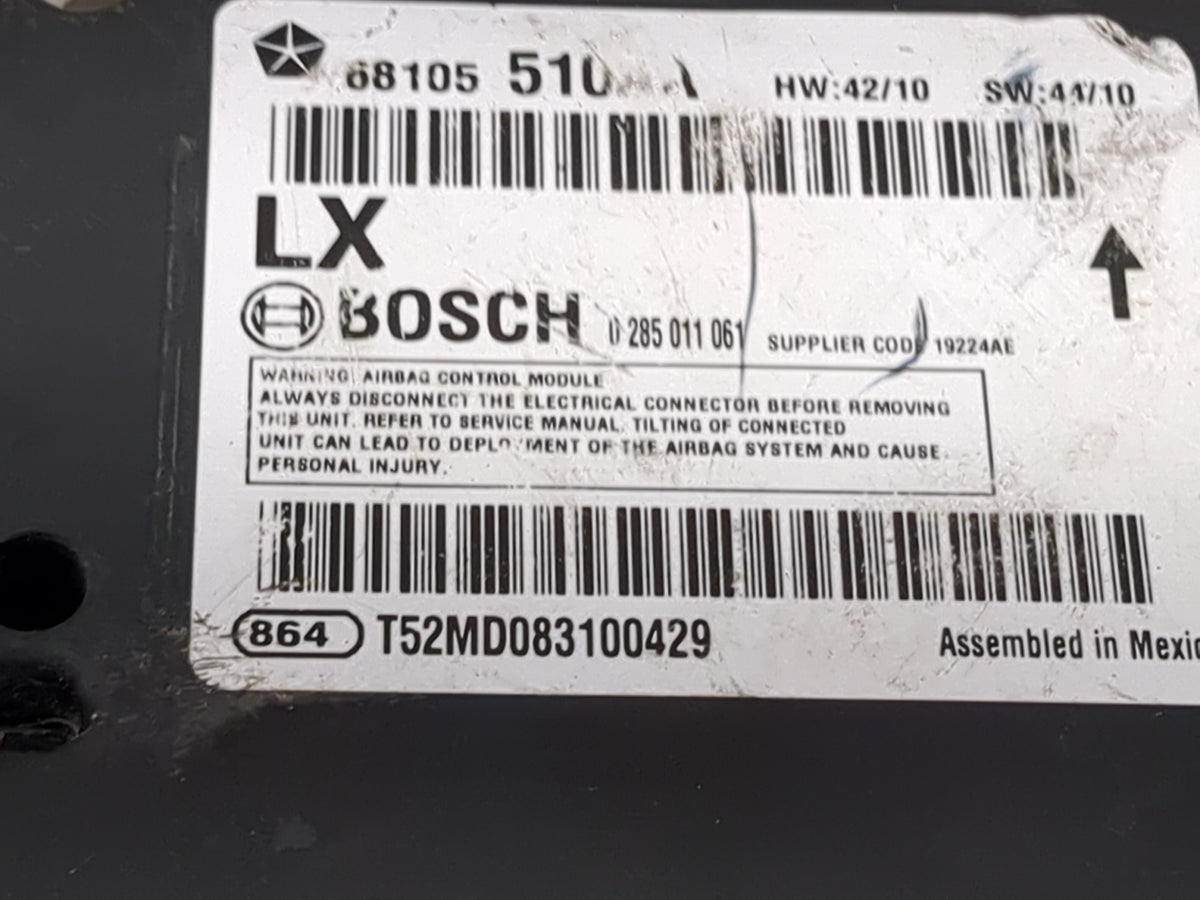 2011-2011 Chrysler 300 Safety Restraint Srs Airbag Control Module - Oemusedautoparts1.com