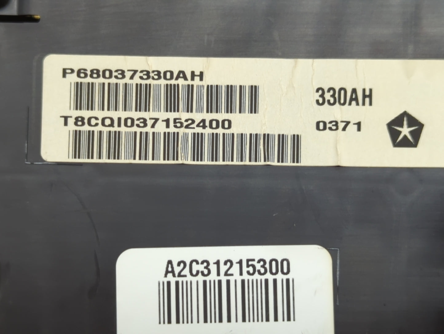 2011 Chrysler 300 Instrument Cluster Speedometer Gauges P/N:P68037330AH Fits OEM Used Auto Parts - Oemusedautoparts1.com