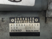 2011-2016 Chrysler 300 Car Starter Motor Solenoid OEM P/N:04801852AB 428000-7210 Fits Fits 2011 2012 2013 2014 2015 2016 OEM