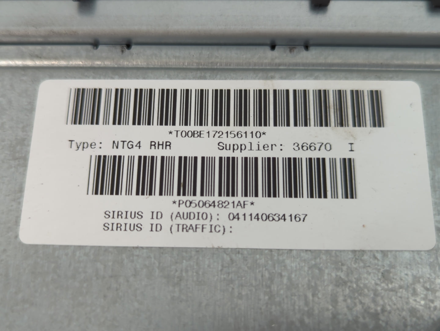 2011 Chrysler Sebring Radio AM FM Cd Player Receiver Replacement P/N:P05064821AF Fits OEM Used Auto Parts - Oemusedautoparts