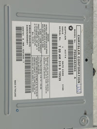 2011 Chrysler Town and Country Radio AM FM Cd Player Receiver Replacement P/N:P05064829AG Fits OEM Used Auto Parts - Oemused