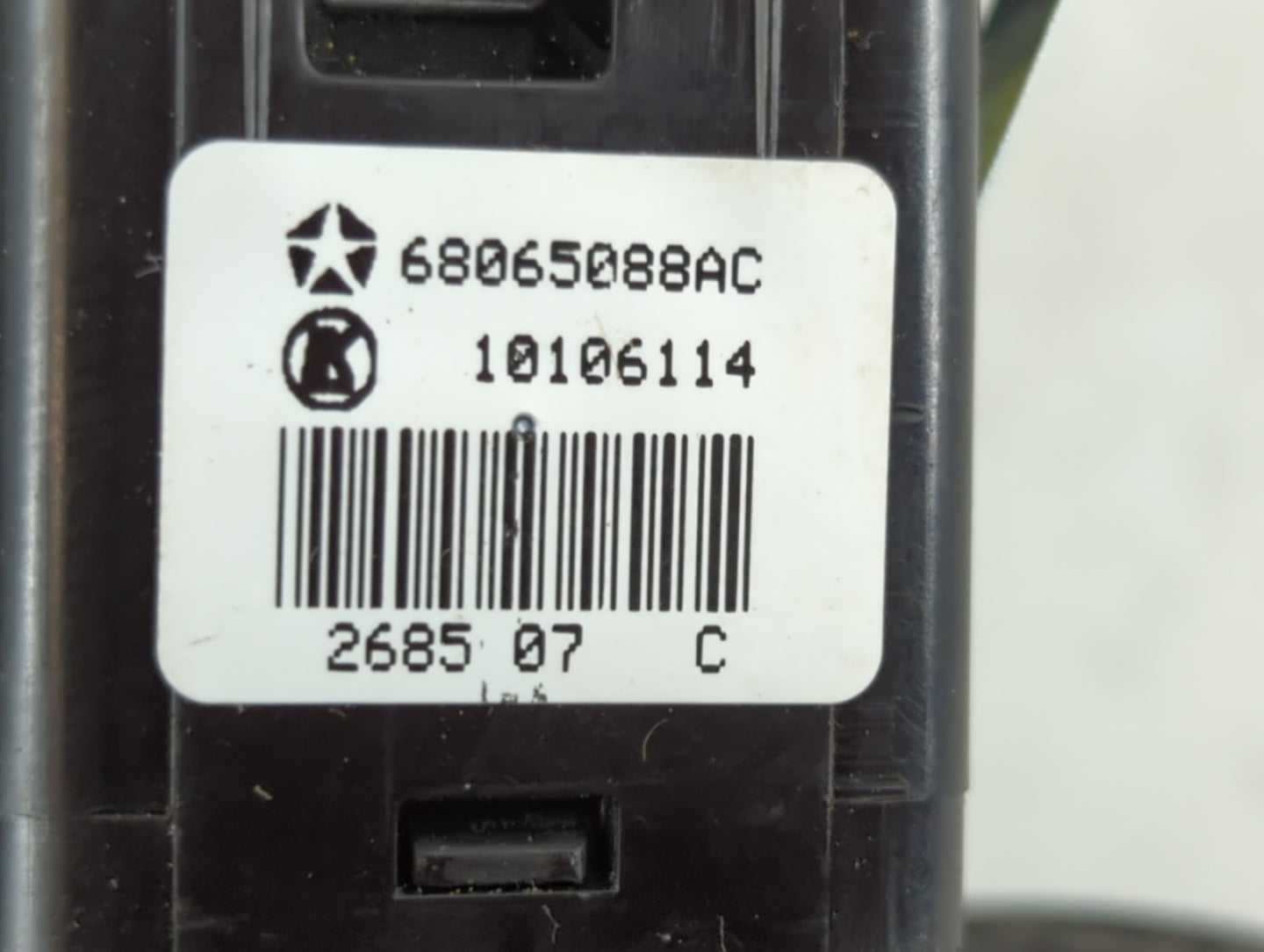 2008-2011 Chrysler Town & Country Master Power Window Switch Replacement Driver Side Left P/N:68065088AC Fits OEM Used Auto 