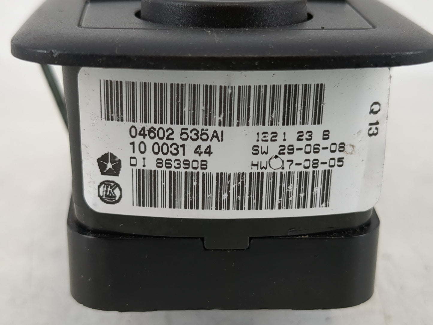 2008-2011 Chrysler Town & Country Master Power Window Switch Replacement Driver Side Left P/N:04602535AI Fits OEM Used Auto 