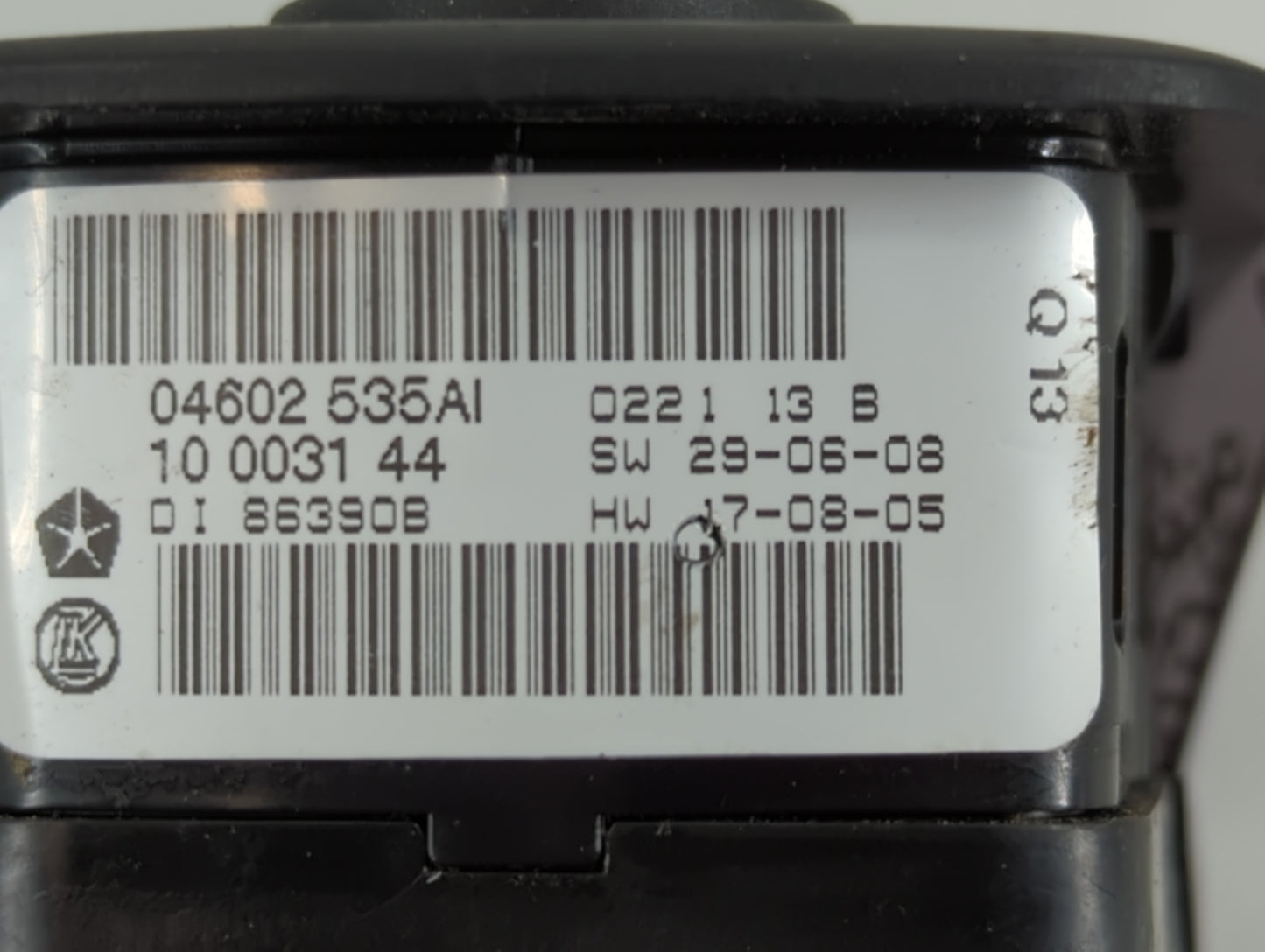 2008-2011 Chrysler Town & Country Master Power Window Switch Replacement Driver Side Left P/N:04602535AI Fits OEM Used Auto 