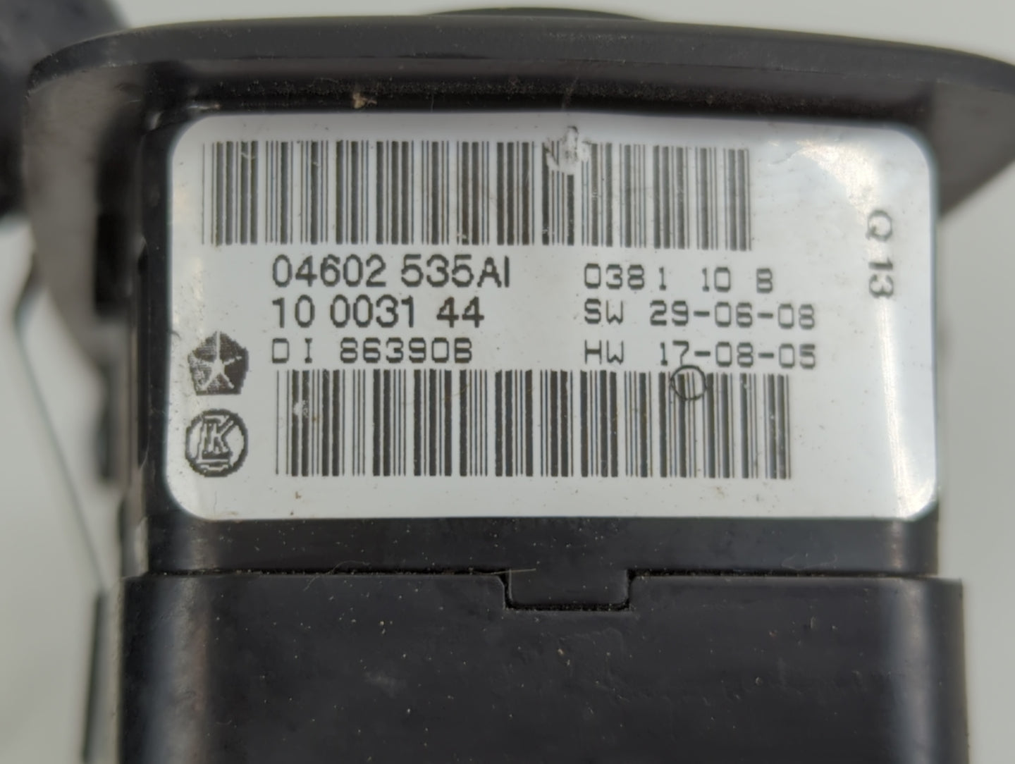 2008-2011 Chrysler Town & Country Master Power Window Switch Replacement Driver Side Left P/N:04602535AI Fits OEM Used Auto 