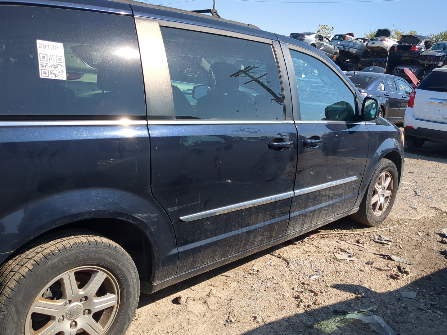 2011-2016 Chrysler Town & Country Passenger Rear Door Oem - Oemusedautoparts1.com