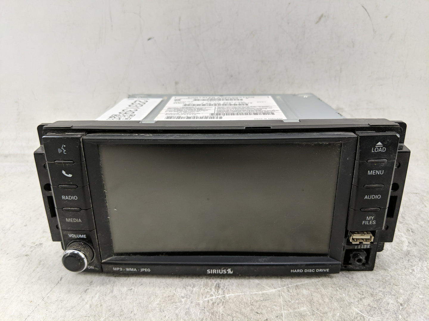 2011 Chrysler Town & Country Radio AM FM Cd Player Receiver Replacement P/N:P05064879AG Fits OEM Used Auto Parts - Oemusedau