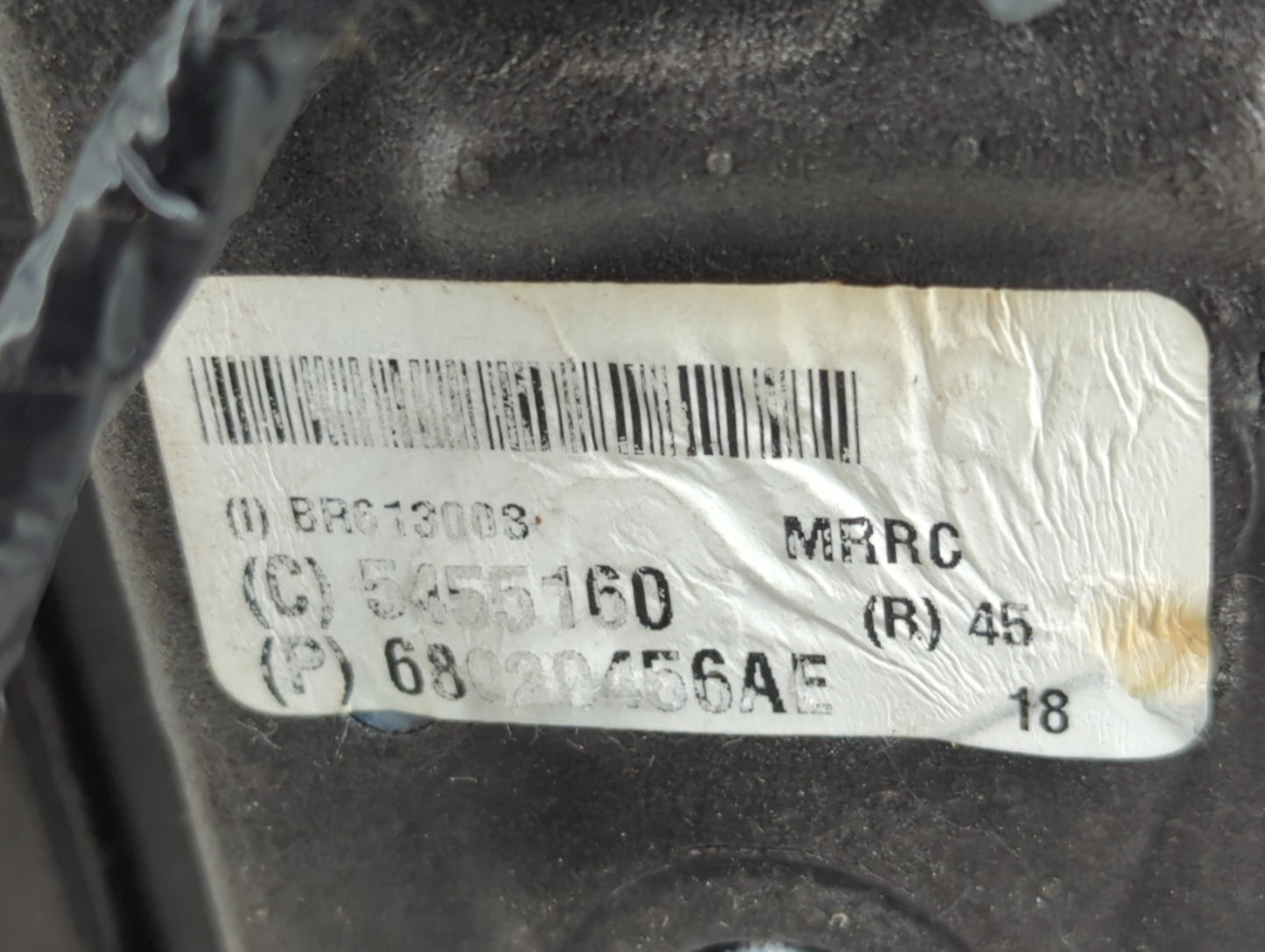 2010-2016 Chrysler Town & Country Side Mirror Replacement Passenger Right View Door Mirror P/N:68029456AE Fits OEM Used Auto