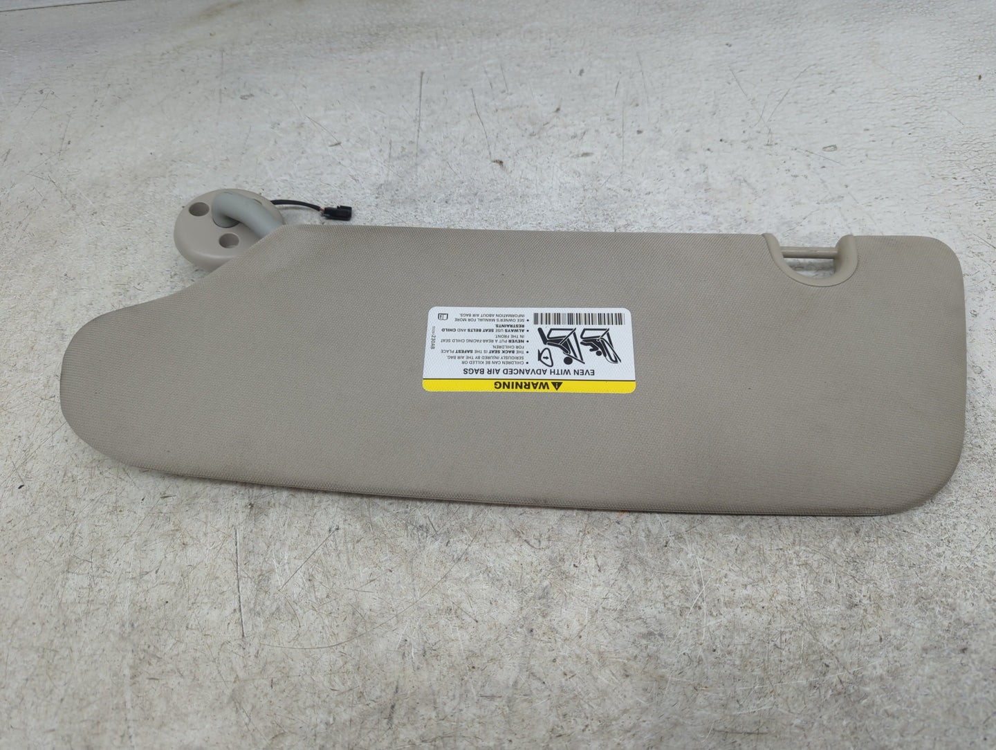 2011-2016 Chrysler Town & Country Sun Visor Shade Replacement Passenger Right Mirror Fits OEM Used Auto Parts - Oemusedautop
