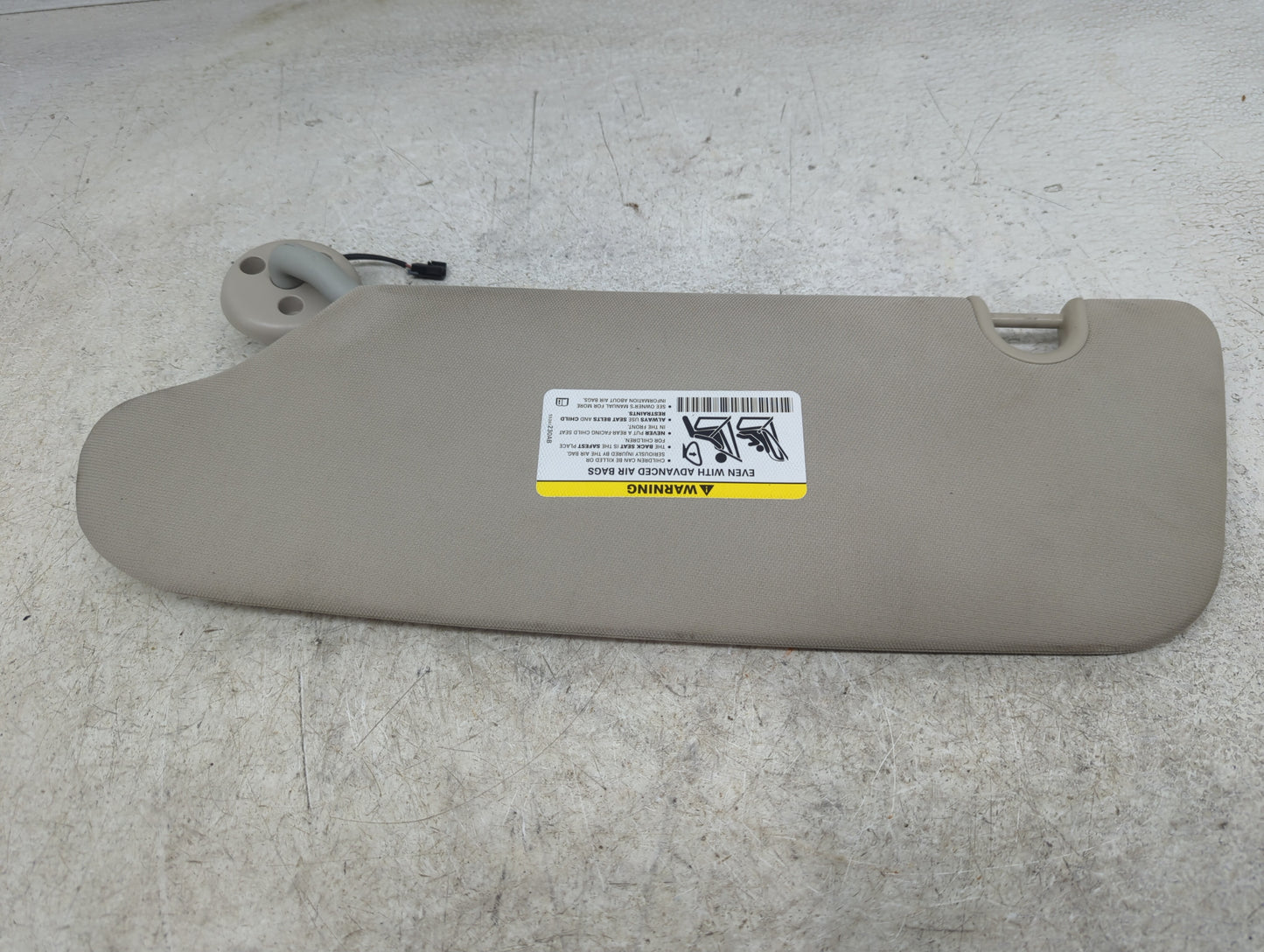 2011-2016 Chrysler Town & Country Sun Visor Shade Replacement Passenger Right Mirror Fits OEM Used Auto Parts - Oemusedautop