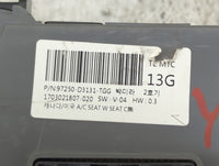 2011-2016 Chrysler Town & Country Climate Control Module Temperature AC/Heater Replacement P/N:97250-D3131-TGG 1703021807-02