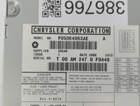 2008-2012 Chrysler Town & Country Information Display Screen - Oemusedautoparts1.com