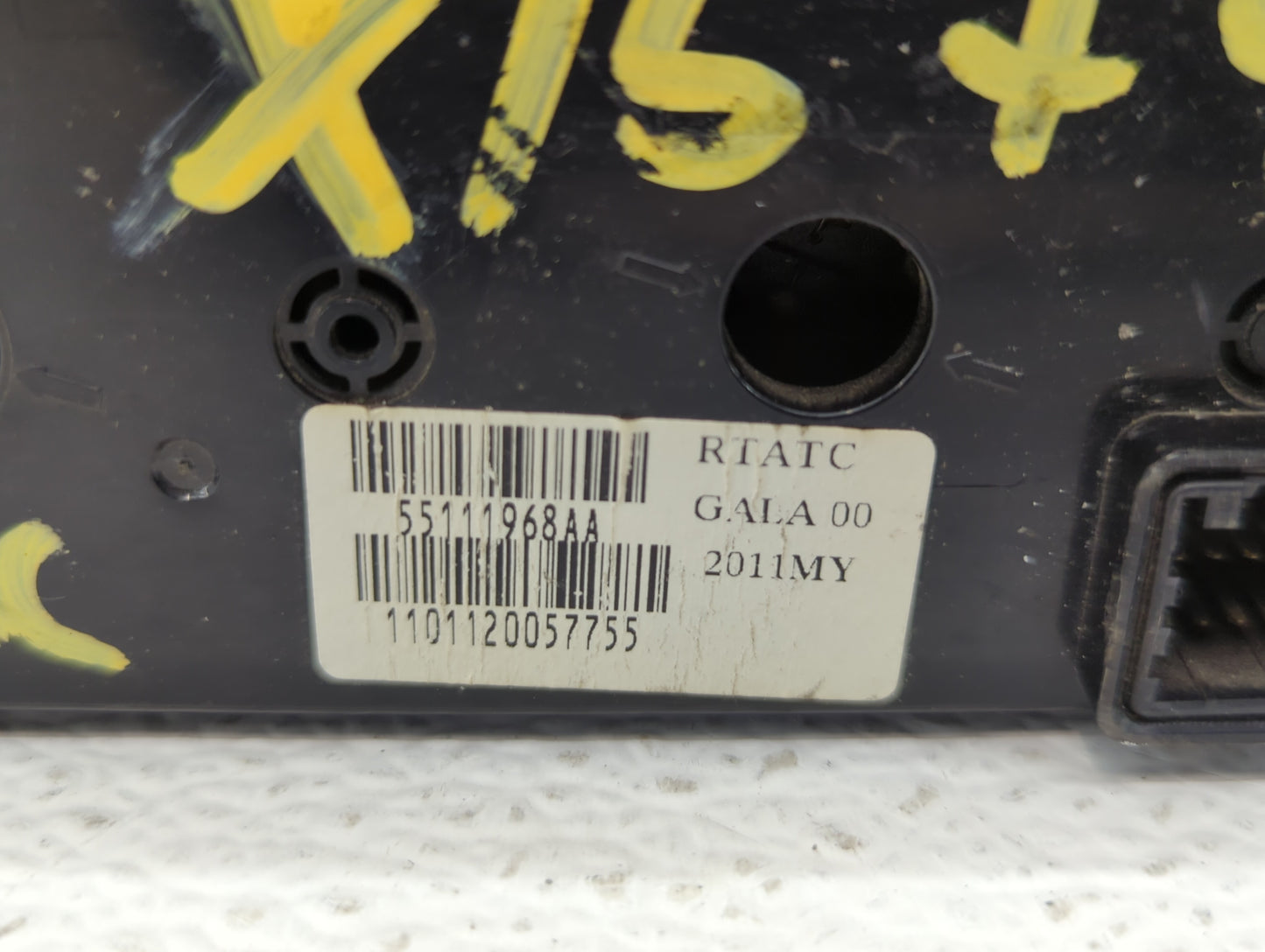 2011-2012 Chrysler Town & Country Climate Control Module Temperature AC/Heater Replacement P/N:P55111236AE 55111968AA Fits O