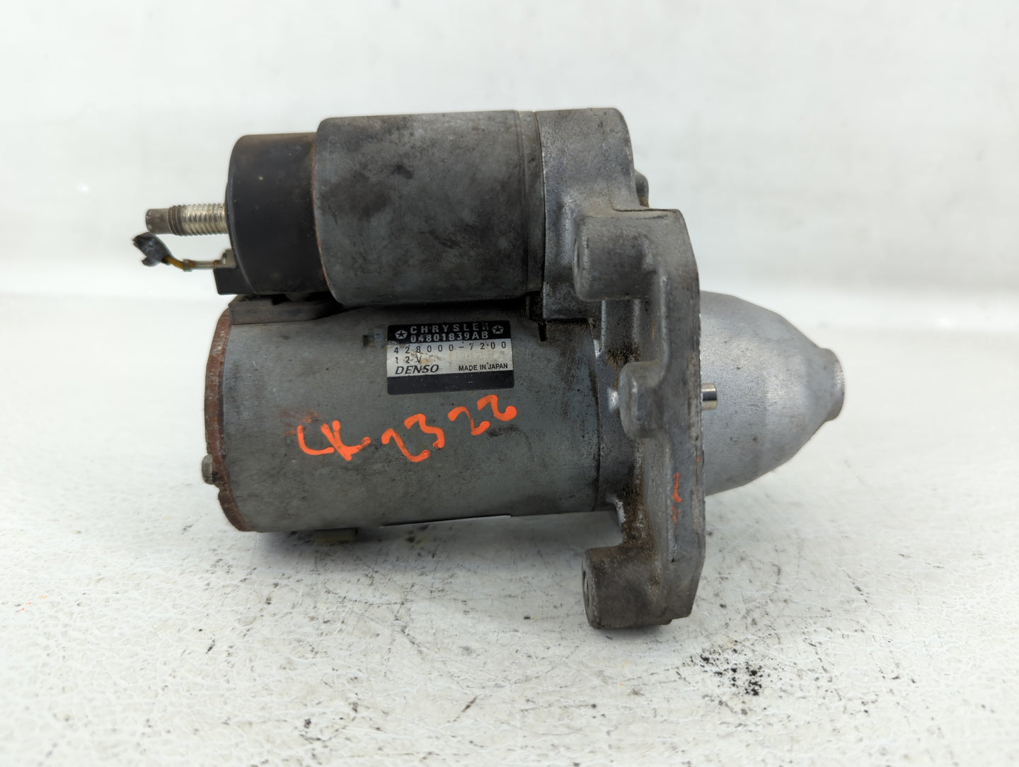 2011-2016 Chrysler Town & Country Car Starter Motor Solenoid OEM P/N:428000-7200 04801839AB Fits OEM Used Auto Parts - Oemus
