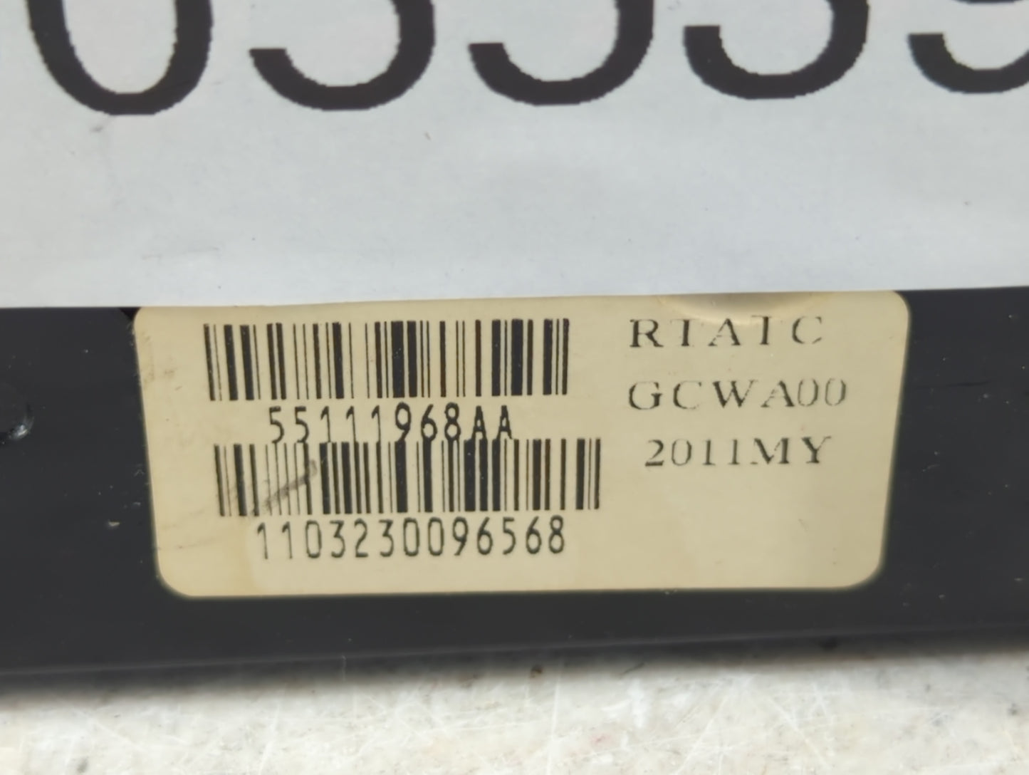 2011-2012 Chrysler Town & Country Climate Control Module Temperature AC/Heater Replacement P/N:55111968AA Fits Fits 2011 201