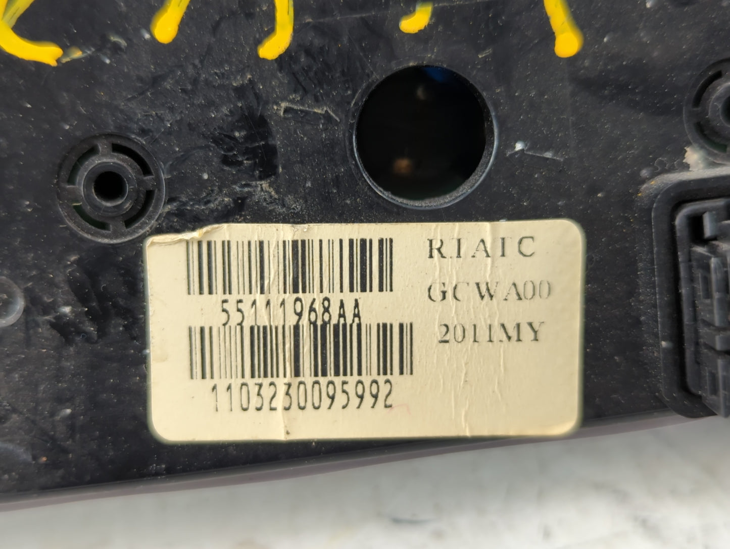 2011-2012 Chrysler Town & Country Climate Control Module Temperature AC/Heater Replacement P/N:55111968AA Fits Fits 2011 201