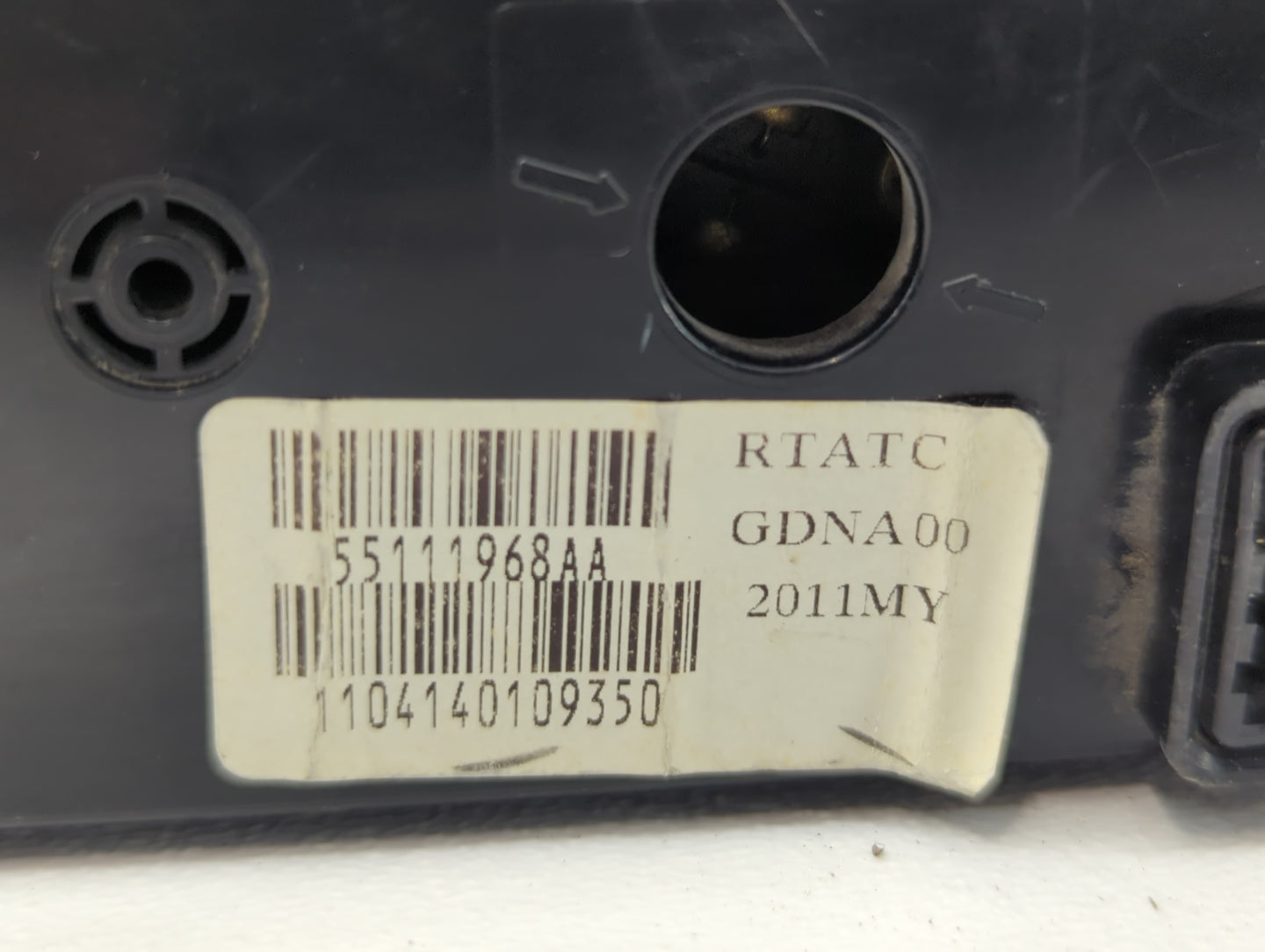 2011-2012 Chrysler Town & Country Climate Control Module Temperature AC/Heater Replacement P/N:1104140109350 55111968AA Fits