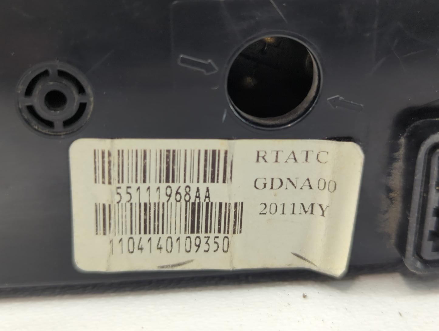 2011-2012 Chrysler Town & Country Climate Control Module Temperature AC/Heater Replacement P/N:1104140109350 55111968AA Fits