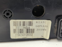2011-2012 Chrysler Town & Country Climate Control Module Temperature AC/Heater Replacement P/N:1104140109350 55111968AA Fits