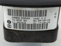 2008-2011 Chrysler Town & Country Master Power Window Switch Replacement Driver Side Left P/N:04602 535AH Fits OEM Used Auto