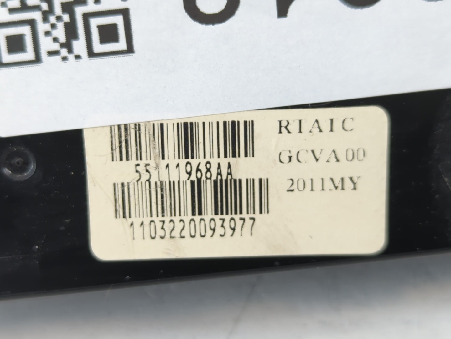 2011-2012 Chrysler Town & Country Climate Control Module Temperature AC/Heater Replacement P/N:55111968AA Fits Fits 2011 201