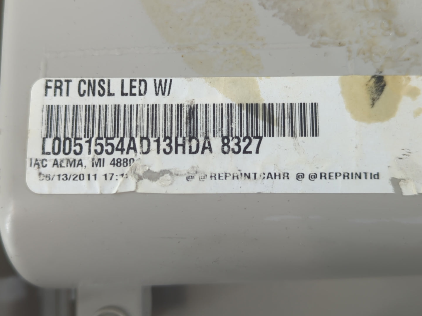 2011 Chrysler Town & Country Overhead Roof Console - Oemusedautoparts1.com