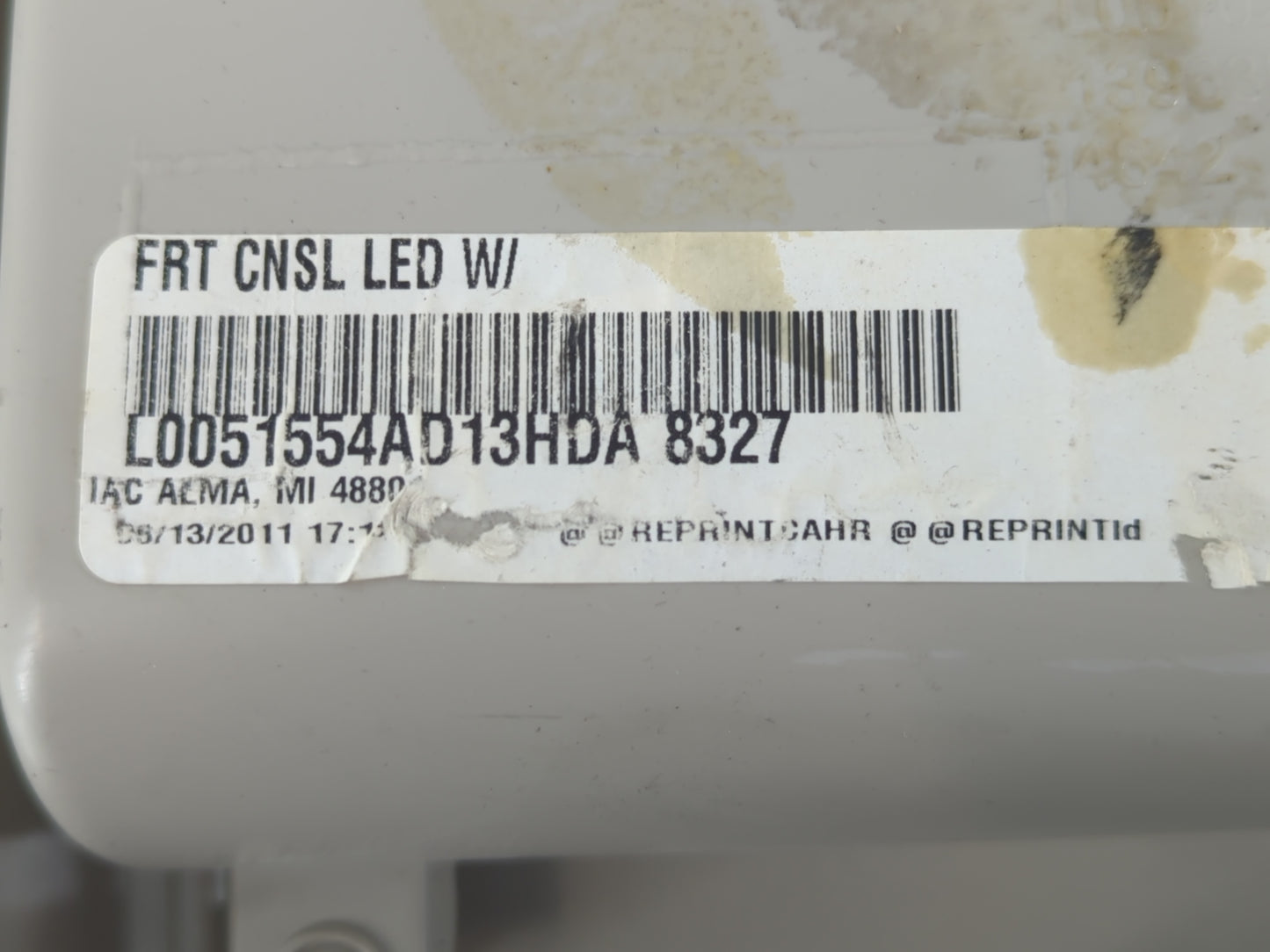 2011 Chrysler Town & Country Overhead Roof Console - Oemusedautoparts1.com