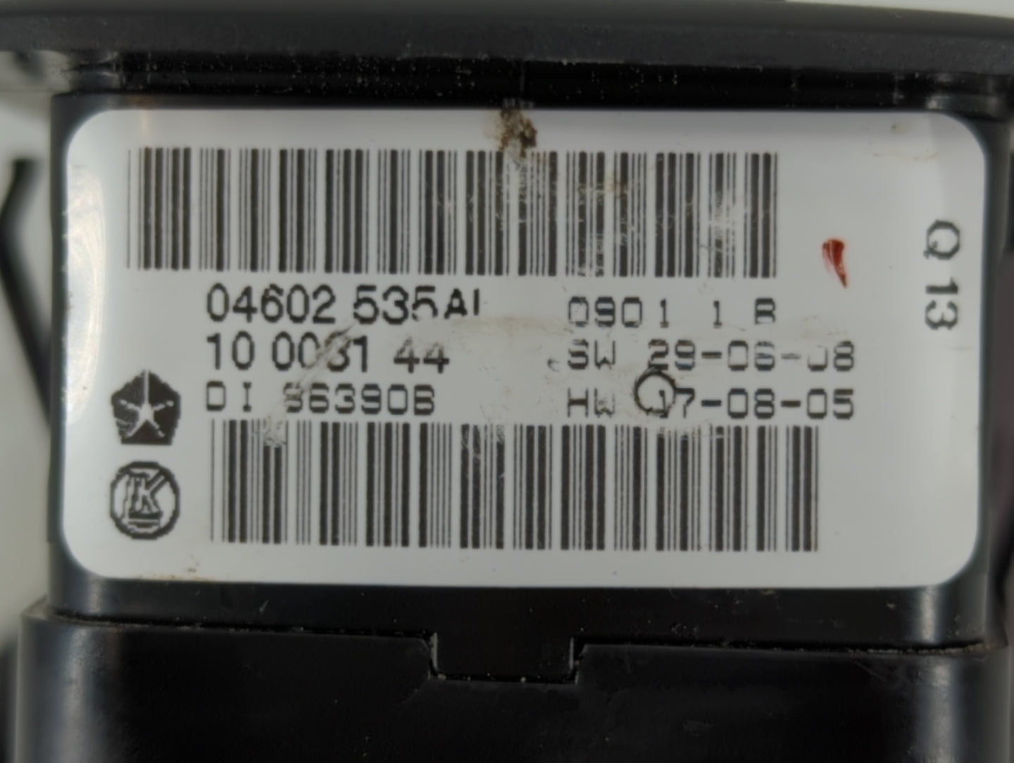 2008-2011 Chrysler Town & Country Master Power Window Switch Replacement Driver Side Left P/N:04602 535A Fits OEM Used Auto 