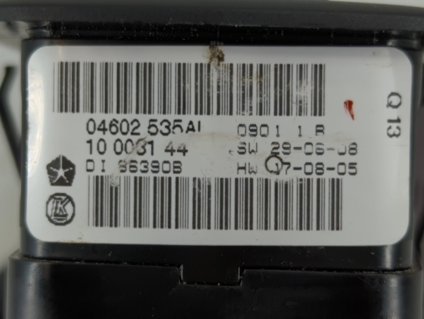 2008-2011 Chrysler Town & Country Master Power Window Switch Replacement Driver Side Left P/N:04602 535A Fits OEM Used Auto 