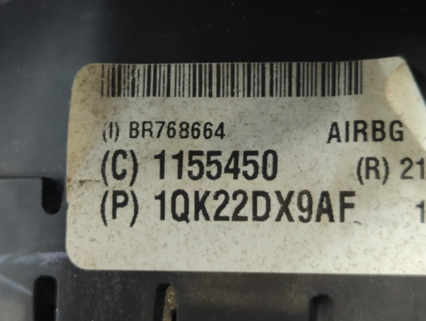 2014 Chrysler Town & Country Air Bag Driver Left Steering Wheel Mounted - Oemusedautoparts1.com