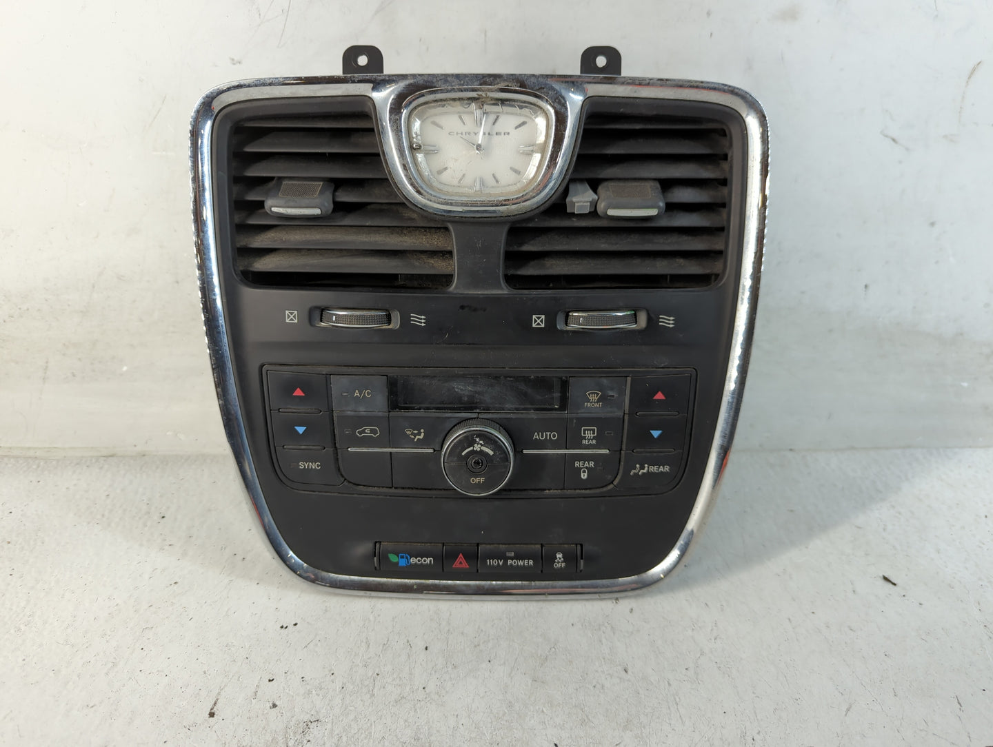 2011 Chrysler Town & Country Climate Control Module Temperature AC/Heater Replacement P/N:P55111236AE Fits OEM Used Auto Par