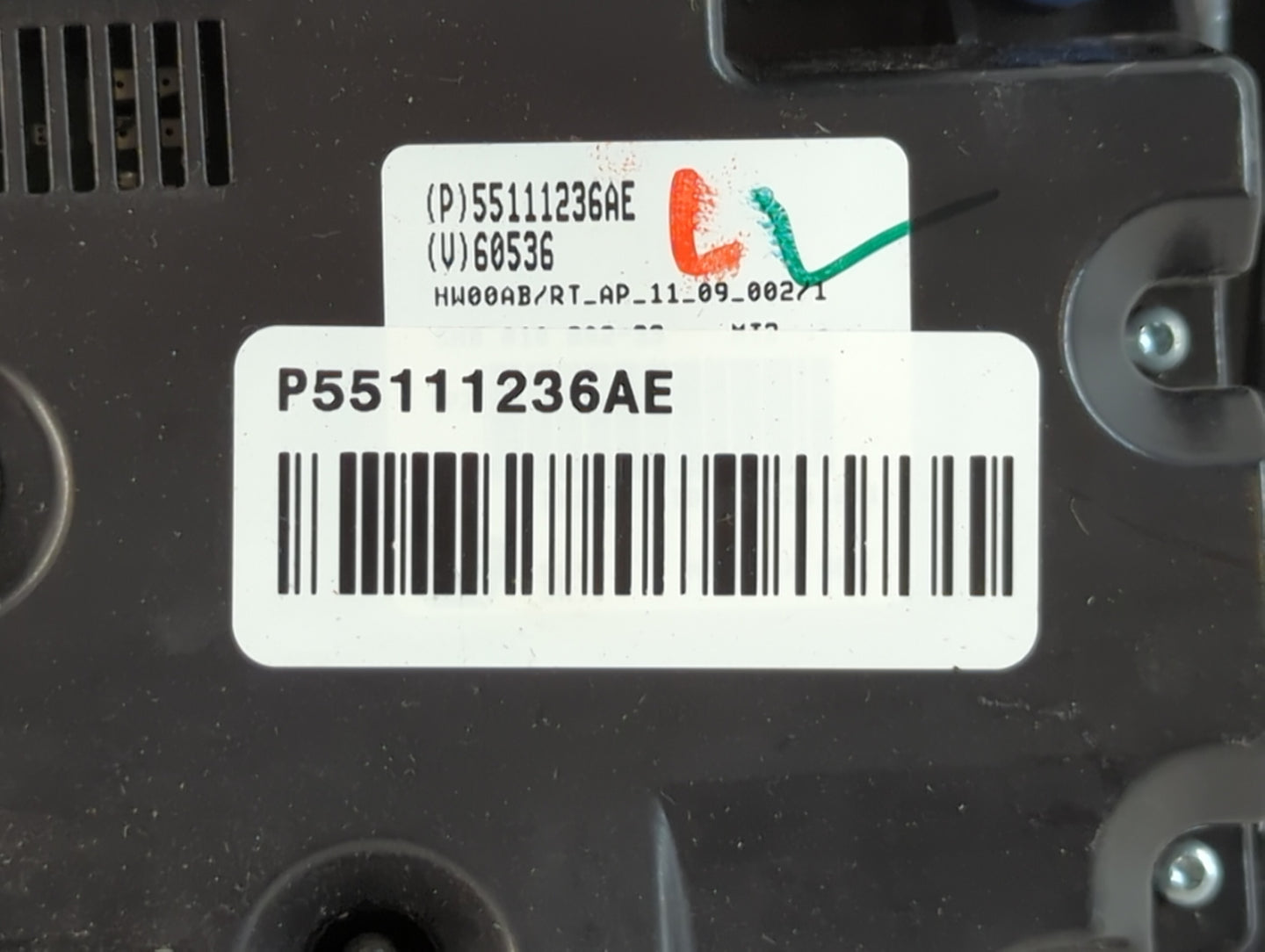 2011 Chrysler Town & Country Climate Control Module Temperature AC/Heater Replacement P/N:P55111236AE Fits OEM Used Auto Par